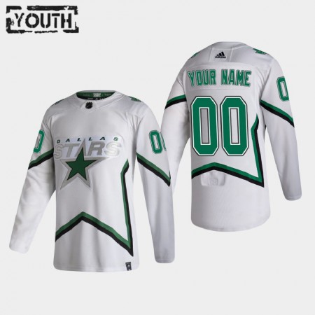 Kinder Eishockey Dallas Stars Trikot Custom 2020-21 Reverse Retro Authentic